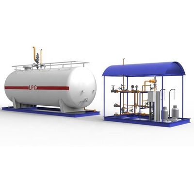 Low Pressure 0.1MPa≤p 1.6MPa LPG Skid Plant Filling Station for Cooking Gas Suitable