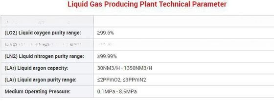 Nitrogen and Oxygen Separating Equipment Nitrogen Producing Machine