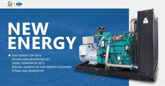 Natural Gas Turbine Generator, 200kw / 100kw / 50kw Natural Gas Generator Set Power From Original Gas Engine