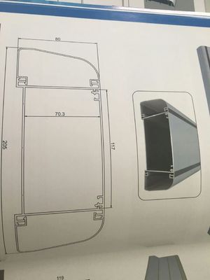 OEM Aluminum Alloy Medical Gas Supply Horizontal Bed Head Unit