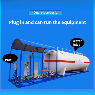 Low Pressure 0.1MPa≤p 1.6MPa LPG Skid Plant Filling Station for Cooking Gas Suitable