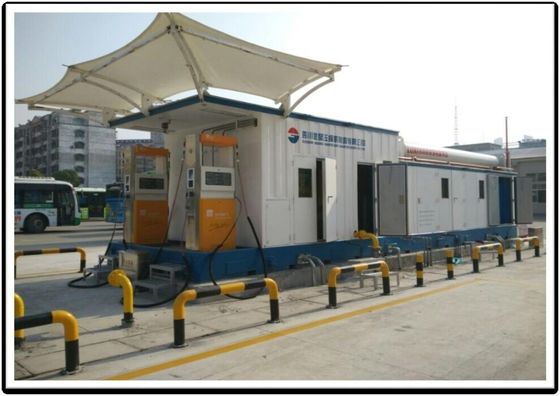 Mobile Petrol Gas Station with Liquefied Gas Storage 1000 Sets Per Year Production