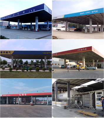 Mobile Petrol Gas Station with Liquefied Gas Storage 1000 Sets Per Year Production