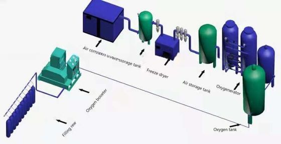 ISO Certified Medical Oxygen Generator Oxygen Generating Plant for Skid-Mounted