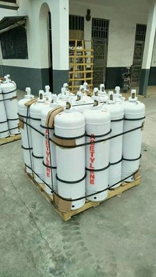 10 Cu FT Mc Acetylene Steel Gas Cylinder with Cga 200 Valve Customized and WESG09