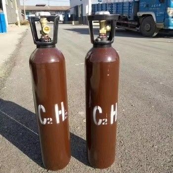 10 Cu FT Mc Acetylene Steel Gas Cylinder with Cga 200 Valve Customized and WESG09