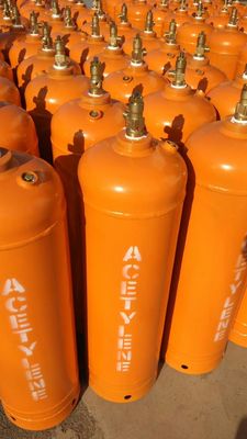 10 Cu FT Mc Acetylene Steel Gas Cylinder with Cga 200 Valve Customized and WESG09