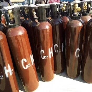 10 Cu FT Mc Acetylene Steel Gas Cylinder with Cga 200 Valve Customized and WESG09