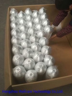Polished DOT ISO Standard Aluminum Gas CO2 Cylinder for Beverage in T3 T8 Temper