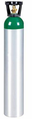 Polished DOT ISO Standard Aluminum Gas CO2 Cylinder for Beverage in T3 T8 Temper