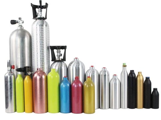 Gas Tank Container Gas Station Seamless Steel Cylinder Aluminum Cylinder