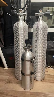 6.8L 300bar Composite Air Cylinder Filled by Compressor for Carbon Dioxide Gas Storage