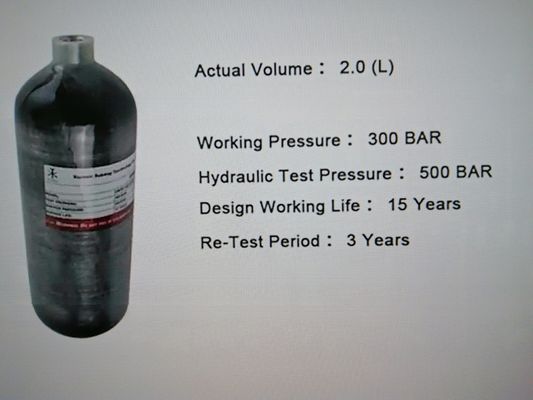 Pcp Tank Carbon Fiber Cylinder, 6.8L Carbon Fiber Cylinder, Carbon Fiber Hydrogen Cylinder