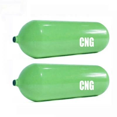 Red CNG-1 Natural Compressed Seamless Steel 325-55L Gas Cylinder for Nontoxic Storage