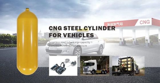 80L Gas Cylinders for Car Gas Tank CNG Cylinder Type 1 Moncombustible Storage Medium