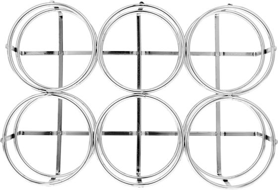 Wellcare Medical Economy Oxygen Rack, Chrome