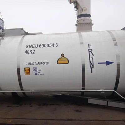 Un T3 Fire Heating 20FT ISO Tank Container for Bitumen Transportation