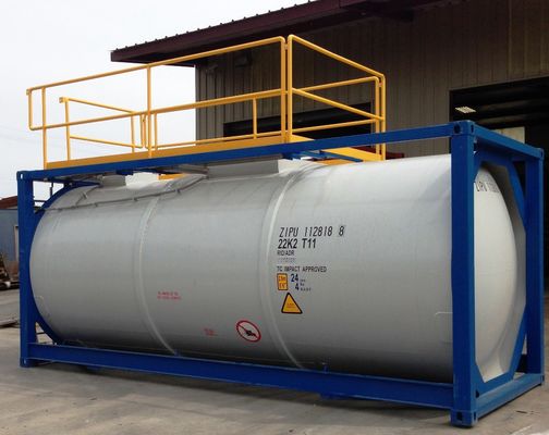 Cryogenic Liquefied Gas LNG Lco2 Ln2 Lo2 Lar Ethylene Un T75 40FT ISO Tank Container