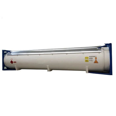 Un T50 40FT ISO Tank Container for Compressed Liquefied Gas LPG Chlorine Ammonia Tank Container