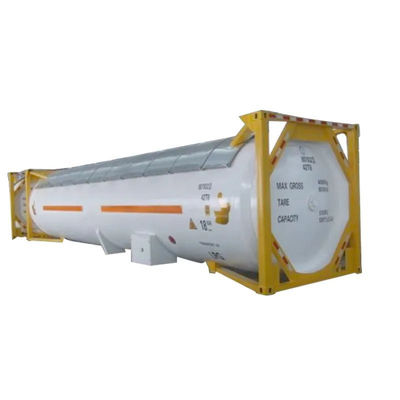 Tank Container in Truck Trailer, Tank Container in Water Tank, Liquid Transport Tank Container