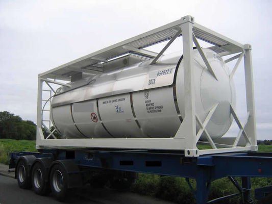ISO Oil Storage Tank Container Fuel Tanks Carbon Steel / Stainless Steel Oil / Water Storage Tank