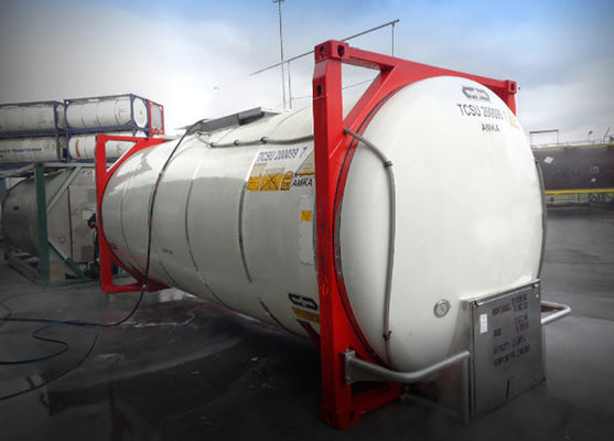 ISO Oil Storage Tank Container Fuel Tanks Carbon Steel / Stainless Steel Oil / Water Storage Tank