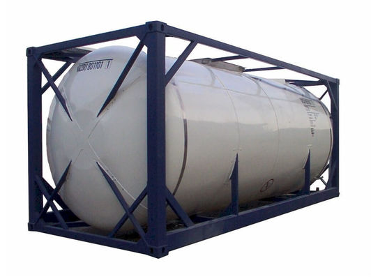 ISO Oil Storage Tank Container Fuel Tanks Carbon Steel / Stainless Steel Oil / Water Storage Tank