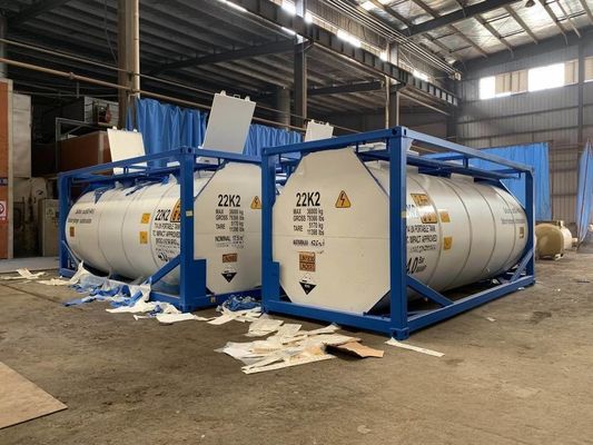 5 to 200 Cbm LNG Tank Station Cryogenic ISO Tank Container for LNG 100m3 LNG Storage Tank