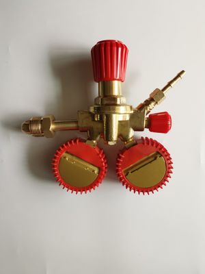 G250-15-510 Medium Duty Single Stage Acetylene Regulator, 15 Psig Delivery Range, Cga 510 Inlet