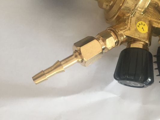 Brass Argon / CO2 MIG TIG Flow Meter Gas Regulator Gauge with Gas Hose Welding Weld