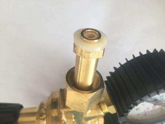 Brass Argon / CO2 MIG TIG Flow Meter Gas Regulator Gauge with Gas Hose Welding Weld
