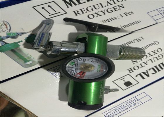 Mini Oxygen Regulator with Aluminum Material 0-8 Lpm CGA 540 Connector Brass Sleeve