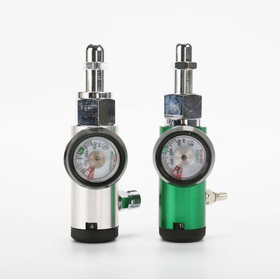 Oxygen Flow Meter Normal Range High Flow 0-15 Lpm Medical Oxygen Air and Oxygen Flow Meters