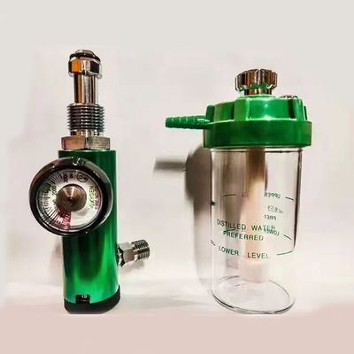 Oxygen Flow Meter with Humidifier Bottle